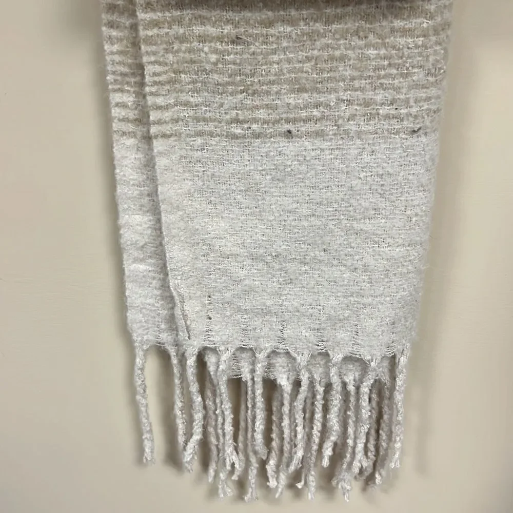 Mer Sea oversized ombré blanket shawl/ scarf.